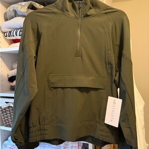 Athleta Dark Green Boundless Popover